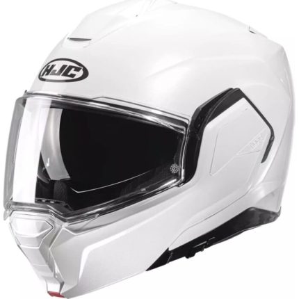 HJC i100 Casco Modular de Moto Blanco Perla Original