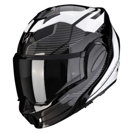 Scorpion EXO-Tech Evo Animo Casco Modular Negro Blanco