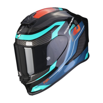 Scorpion EXO-R1 Evo Air Coup Negro/Rojo/Azul Casco Integral