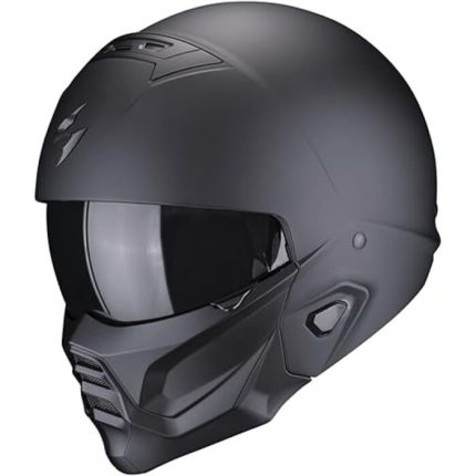 Scorpion Exo-Combat II Negro Mate Casco Modular Original