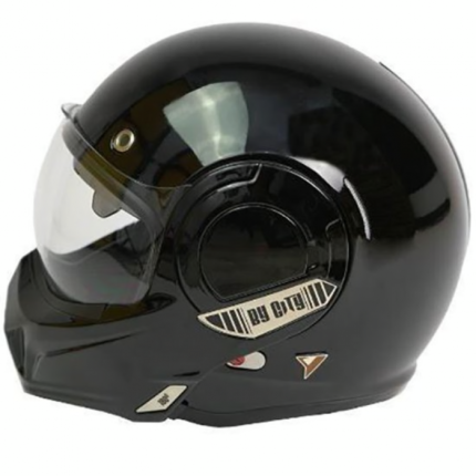 By City 180 Tech R.22.06 Negro Brillante Casco Modular