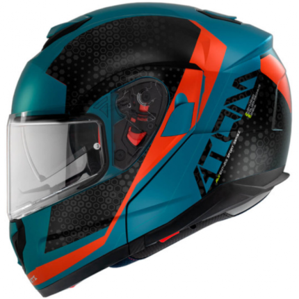 MT Atom SV Adventure Azul Mate Casco Modular