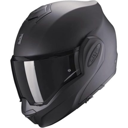 Scorpion Exo-Tech Evo Solid Matt Negro Casco Modular
