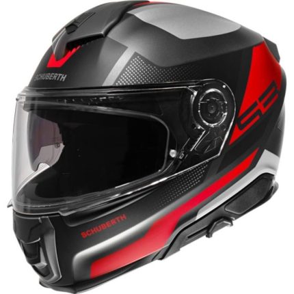 Schuberth S3 Negro Rojo Casco Integral Moto
