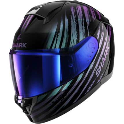Shark Ridill 2 Assya Negro/Purpurina Casco Integral