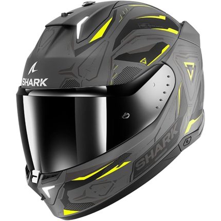 SHARK SKWAL i3 LINIK Negro/Amarillo Casco Integral de Moto Original