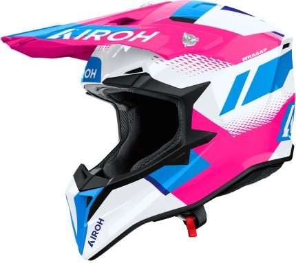 Casco Airoh Wraaap Vision Azul