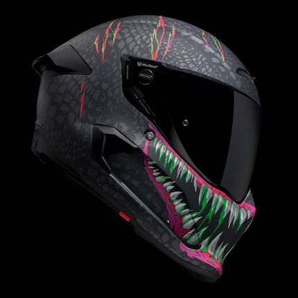 Ruroc AT4.0 CARBON Toxin Ligero Casco Integral Bluetooth Para Moto